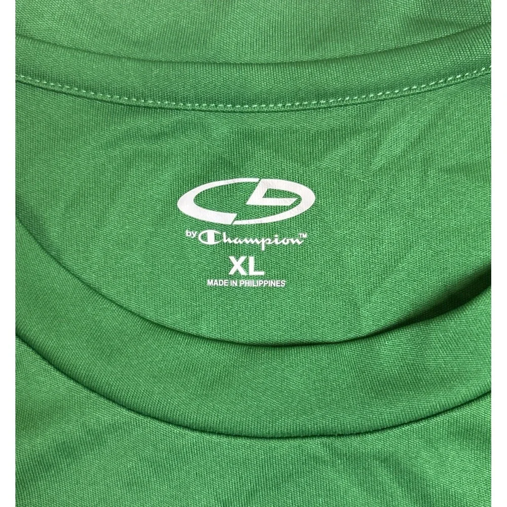 Champion Training Duo Dry Lite T-shirt Forest Green Short Sleeve Men's Size XL - Picture 5 of 8